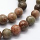 Natural Unakite Beads Strands(G-I199-19-6mm)-3