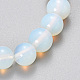 Bracelets extensibles en perles d'opalite synthétiques(BJEW-Q692-47-10mm)-2