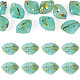 10St&uuml;ck handgefertigte Lampwork-Perlen(LAMP-TADJ0001-07D)-1