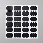 Paper Picture Stickers, Adhesive Label, Black, 186x180x0.2mm(DIY-WH0750-124)