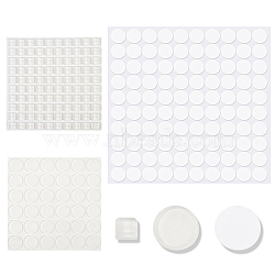 Large Silicone Mats for Epoxy Resin, Food Grade Silicone Placemat, Waterproof Nonstick Heat-Resistant Mat, Clear, Mixed Shapes, 132x132x4mm, 100pcs(AJEW-NB0006-20)