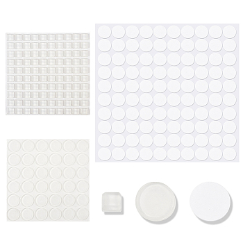 Large Silicone Mats for Epoxy Resin, Food Grade Silicone Placemat, Waterproof Nonstick Heat-Resistant Mat, Clear, Mixed Shapes, 132x132x4mm, 100pcs