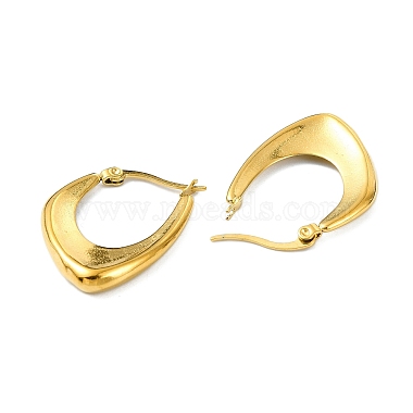 304 Stainless Steel Hoop Earrings(EJEW-K271-02F-G)-2