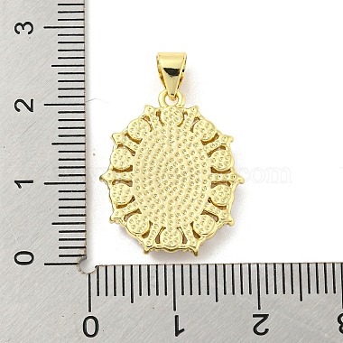 Brass with ABS Plastic Imitation Pearl Pendants(FIND-Z023-04C)-3