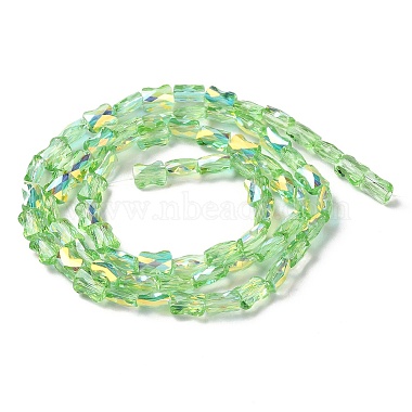 transparentes perles de verre de galvanoplastie brins(GLAA-Q099-J01-09)-2