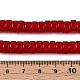 undurchsichtige einfarbige Glasperlenstr&auml;nge(X-GLAA-N026-4x8mm-06)-4