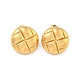 Flat Round 304 Stainless Steel Ear Studs(EJEW-L290-027G)-1