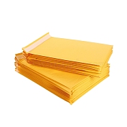 Rectangle Kraft Paper Bubble Mailers, Self-Seal Bubble Padded Envelopes, Mailing Envelopes for Packaging, Gold, 260x130mm(FAMI-PW0001-45A)