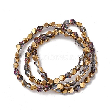 Electroplate Glass Beads Strands(EGLA-L038-HP01)-2