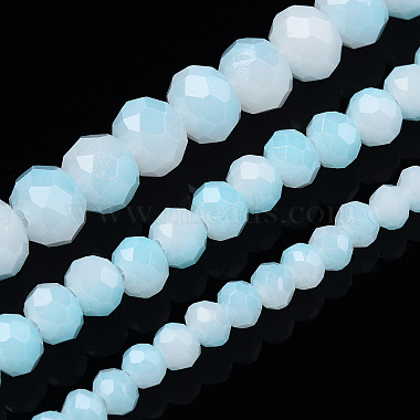 Two-Tone Imitation Jade Glass Beads Strands(GLAA-T033-01A-05)-5