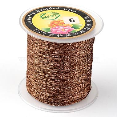 0.4mm CoconutBrown Metallic Cord Thread & Cord