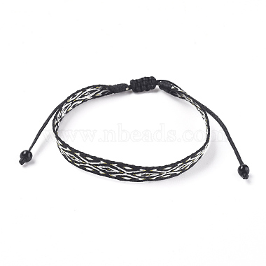 Unisex Adjustable Braided Bead Bracelets(BJEW-J181-08A)-2