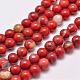 Chapelets de perles en jaspe rouge naturel(G-F348-02-4mm)-1