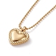 304 Stainless Steel Heart Pendant Necklaces(NJEW-JN03268)-1