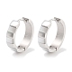 304 Stainless Steel Hoop Earrings(EJEW-C096-28B-P)-1