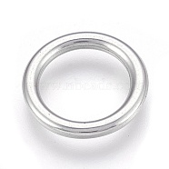 304 Stainless Steel Linking Rings, Ring, Stainless Steel Color, 19x2mm(STAS-G176-57P-A)