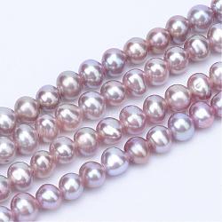 3mm OldRose Round Pearl Beads(PEAR-R063-07B)