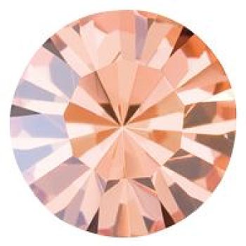 Preciosa&reg MAXIMA Crystal Round Stones, Czech Crystal, Aluminium Layer, Round(431 11 615 Chaton), 00030 266 Apricot, SS39(8.15~8.4mm), 144pcs/gross