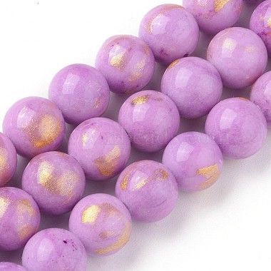 Violet Round Other Jade Beads