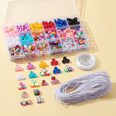 DIY Candy Color Bracelet Making Kit(DIY-FS0003-47)-5