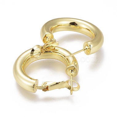 Brass Hoop Earrings(EJEW-I250-01C)-2
