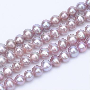 3mm OldRose Round Pearl Beads