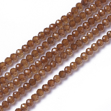 2mm DarkOrange Round Garnet Beads