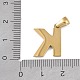 Natural White Shell Alphabet Pendants(STAS-M338-02G-K)-3