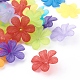 Mixed Color Transparent Frosted Acrylic Flower Beads(X-PAF154Y)-1