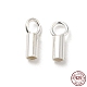 925 Sterling Silver Cord Ends(STER-P055-01B-S)-1