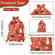 10Pcs 5 Colors Christmas Theme Cloth Printed Storage Bags(ABAG-YW0001-16)-2