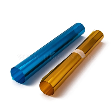 Superfindings 2 set 2 couleurs gorgecraft transparent paillettes pec vinyle tissus cellophane(DIY-FH0002-71)-2