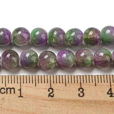 teints jade naturel perles brins(G-F764-01F)-5