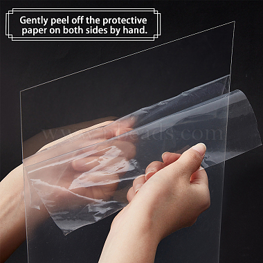 Transparent Acrylic for Picture Frame(DIY-WH0204-82C)-3