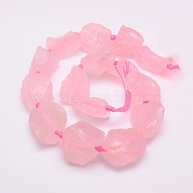 Natural Rose Quartz Beads Strands(G-G543-07D)-2