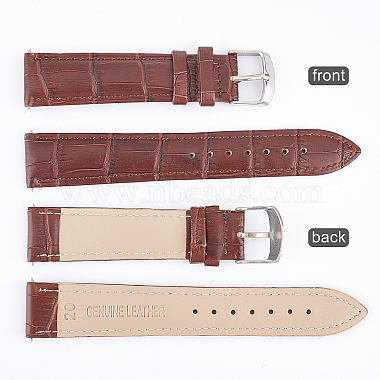 bracelets de montre en cuir gorgecraft(WACH-GF0001-001B-01)-4