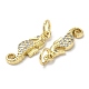 Brass Micro Pave Cubic Zirconia Pendants(KK-Q775-04G)-2