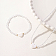 Glass Beaded Stretch Bracelets & Beaded Necklaces(SS0956-3)-2
