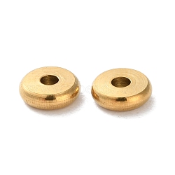 Ion Plating(IP) 304 Stainless Steel Beads, Disc, Real 18K Gold Plated, 5x1.5mm, Hole: 1.4mm(X-STAS-C114-20G)