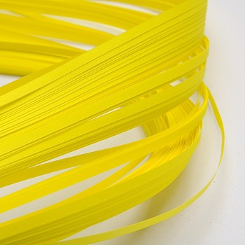 Quilling Paper Strips, Yellow, 390x3mm, about 120strips/bag