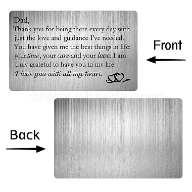 Rectangle 201 Stainless Steel Custom Blank Thermal Transfer Wallet Card(DIY-WH0252-006)-4