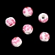 花柄プリントの磁器ビーズ(X-PORC-Q201-6mm-3)-2