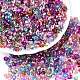 6/0 Baking Paint Transparent Glass Seed Beads(SEED-N006-06)-1