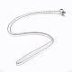 304 Stainless Steel Cable Chain Necklaces(X-NJEW-P248-01P)-1