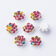 Spray Painted Resin Cabochons(CRES-Q190-18I)-1