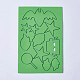 Esponja eva juegos de papel de espuma de hoja(AJEW-TAC0019-12A)-1