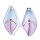 Transparent Spray Painted Glass Pendants(GLAA-R215-03-A01)-2