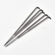 Stainless Steel Felting Needles, Wool Felt Tools, Stainless Steel Color, 8.1cm(X-TOOL-WH0062-02B)