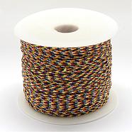 Nylon Thread, Colorful, 1.0mm, about 109.36 yards(100m)/roll(NWIR-R027-1.0mm-368)