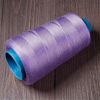 Polyester Thread, Medium Slate Blue, 0.28mm, about 1749.78 yards(1600m)/roll